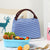 Isolierte gestreifte Lunch-Tasche Brehn