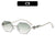 Verzierte oktagonale Rahmen-Sonnenbrille