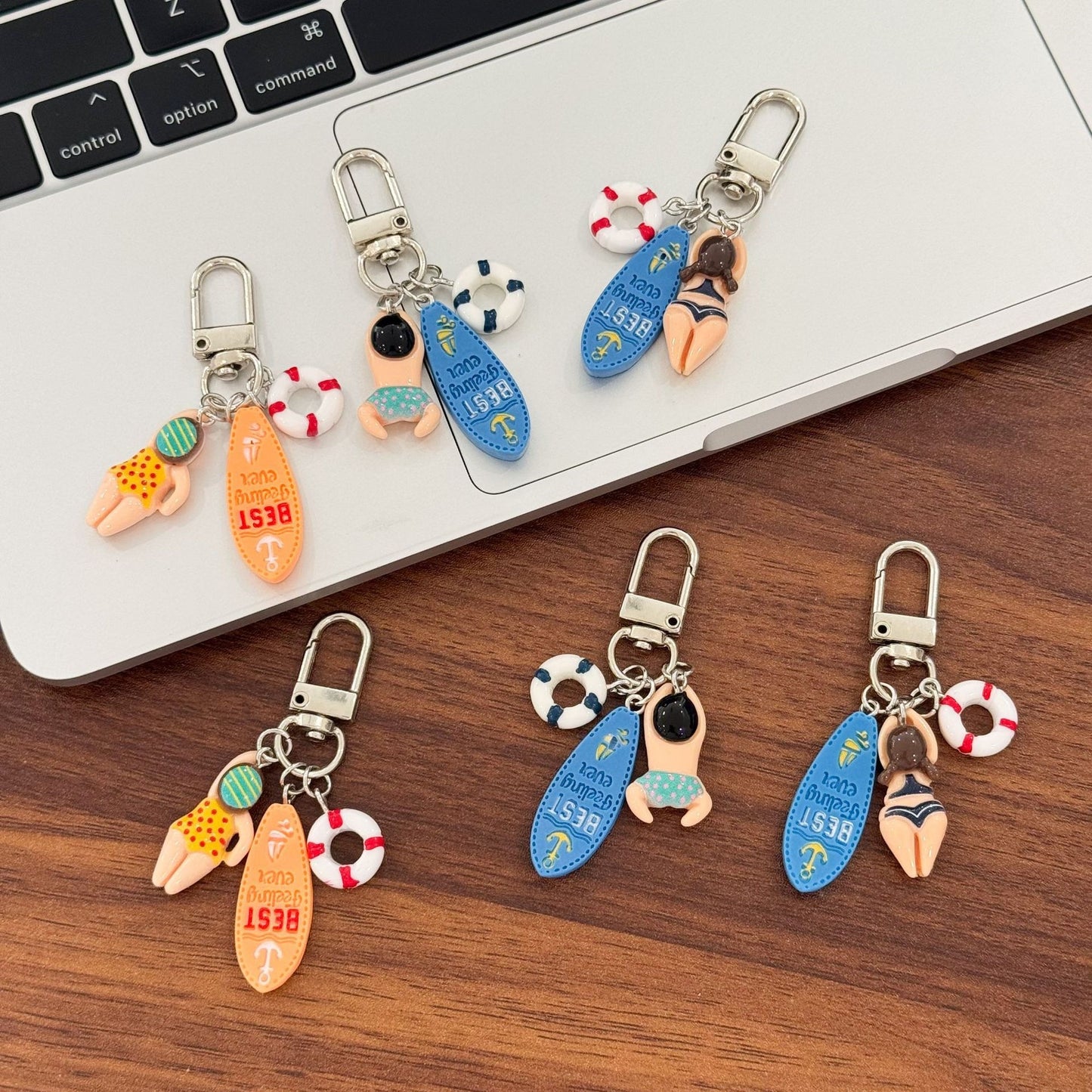 Schlüsselanhänger mit Kreativem Schwimmmotiv Brehn