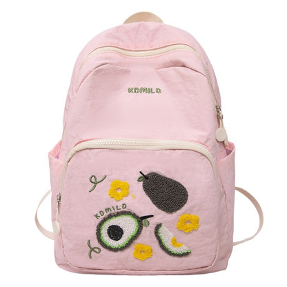 Lässiger bestickter Schulrucksack Brehn