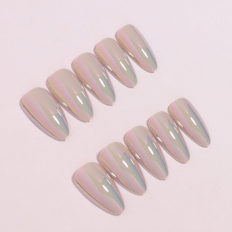 Iridescent Press-On Nail Tips Brehn