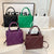 WoQuilted Kunstleder Handtasche Brehn