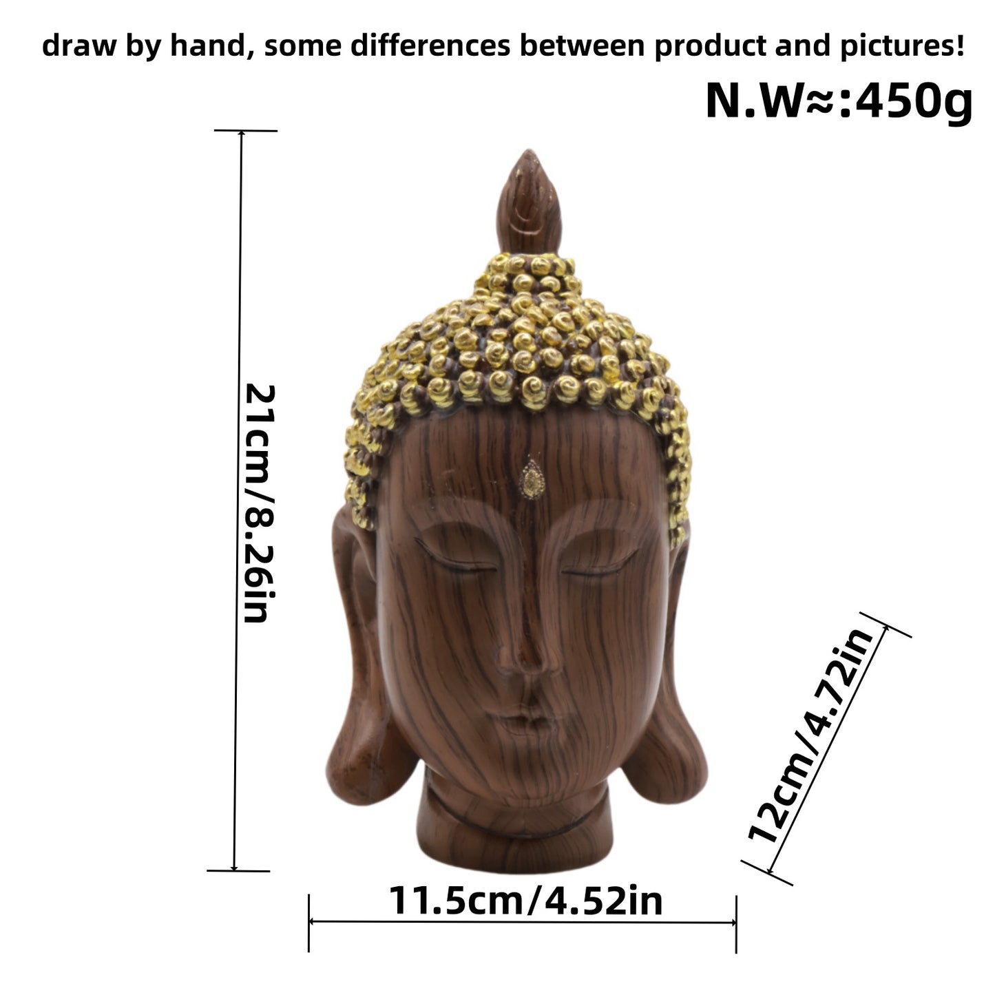 Dekorative Buddha Statue Brehn