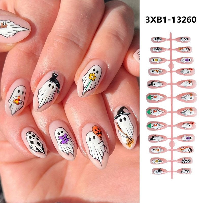 Kreatives Halloween Kunstnagelset Brehn