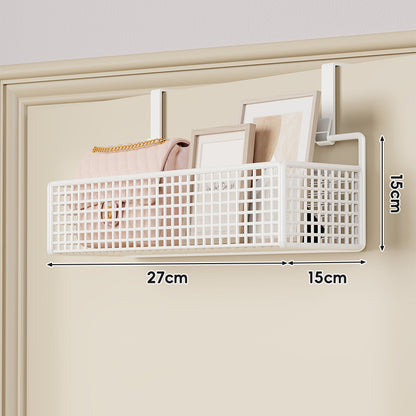 Über-Tür hängender doppelter belüfteter Mesh-Speicherkorb-Organizer mit Haken