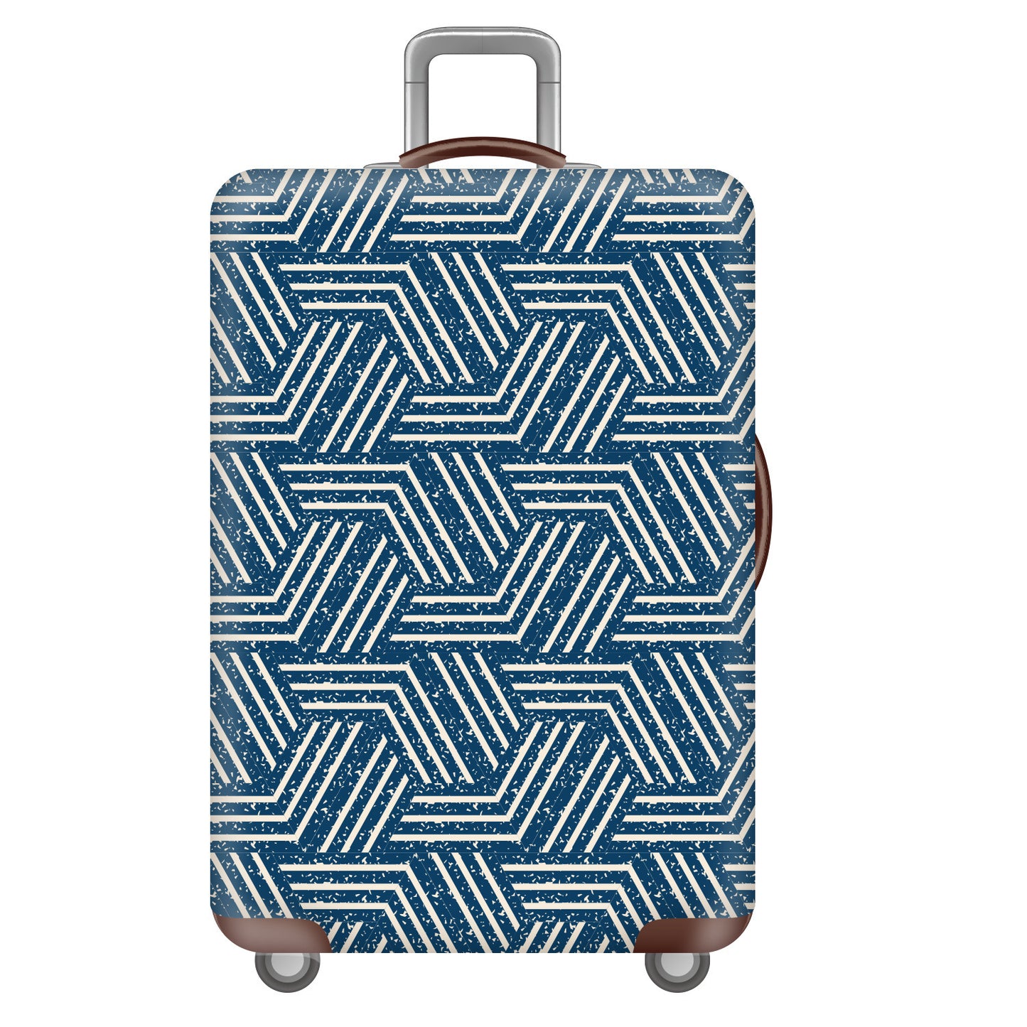 Unisex nan elastische Kofferhülle mit tropischem Blattmuster, dehnbarer Schutzcover für Hartschale und Softcase Brehn
