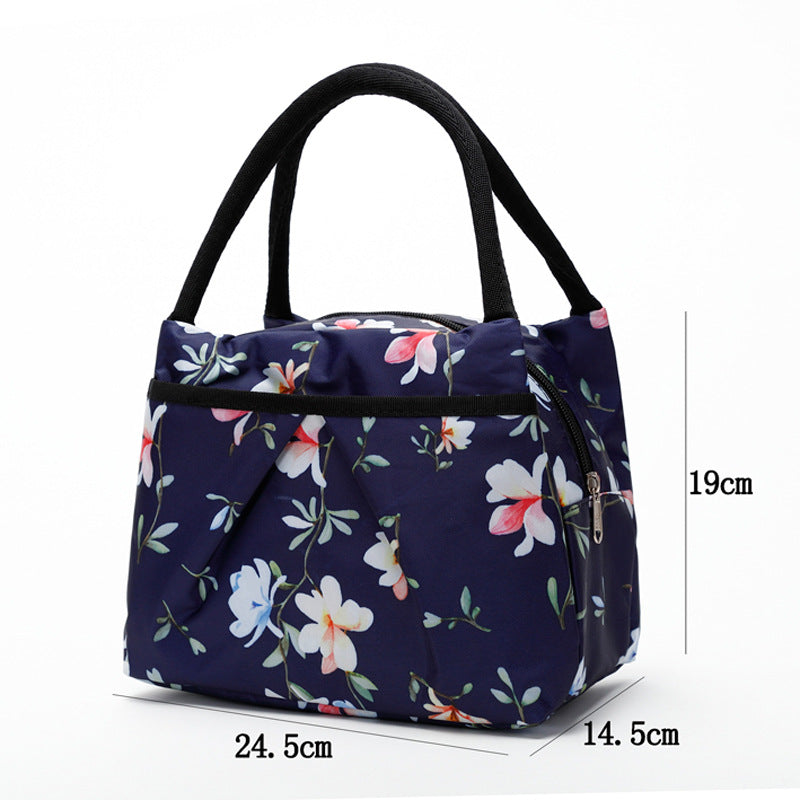 Blumige isolierte Lunch-Kühltasche Brehn