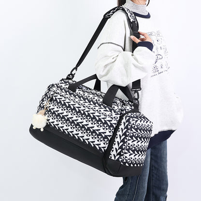 Stylische gemusterte Wochenend-Duffel-Tasche Brehn