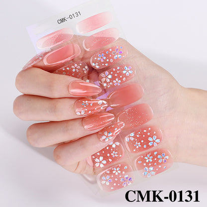 Elegante Ombre-Nagelsticker