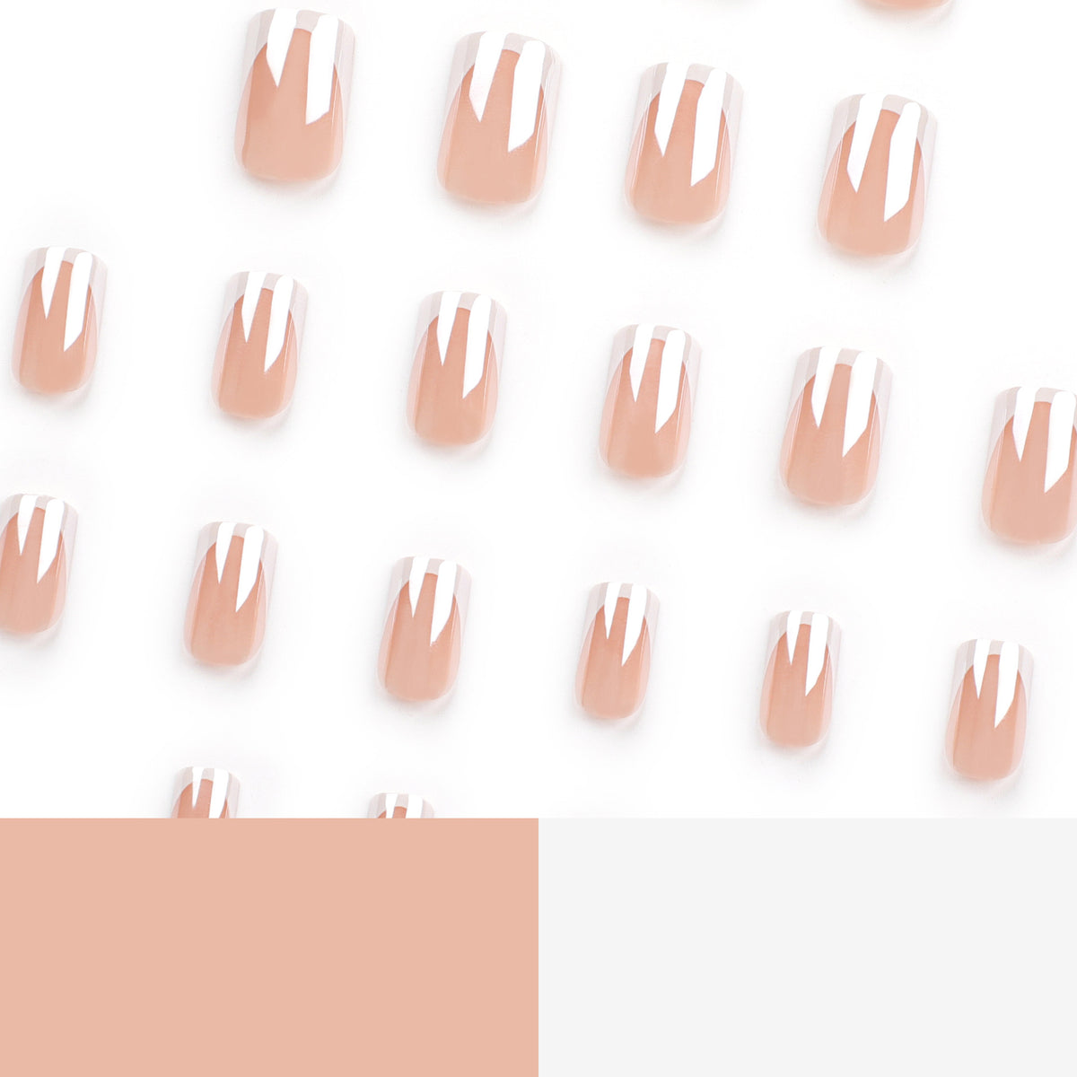 Stylische Acryl-Französische Spitzenägel Brehn