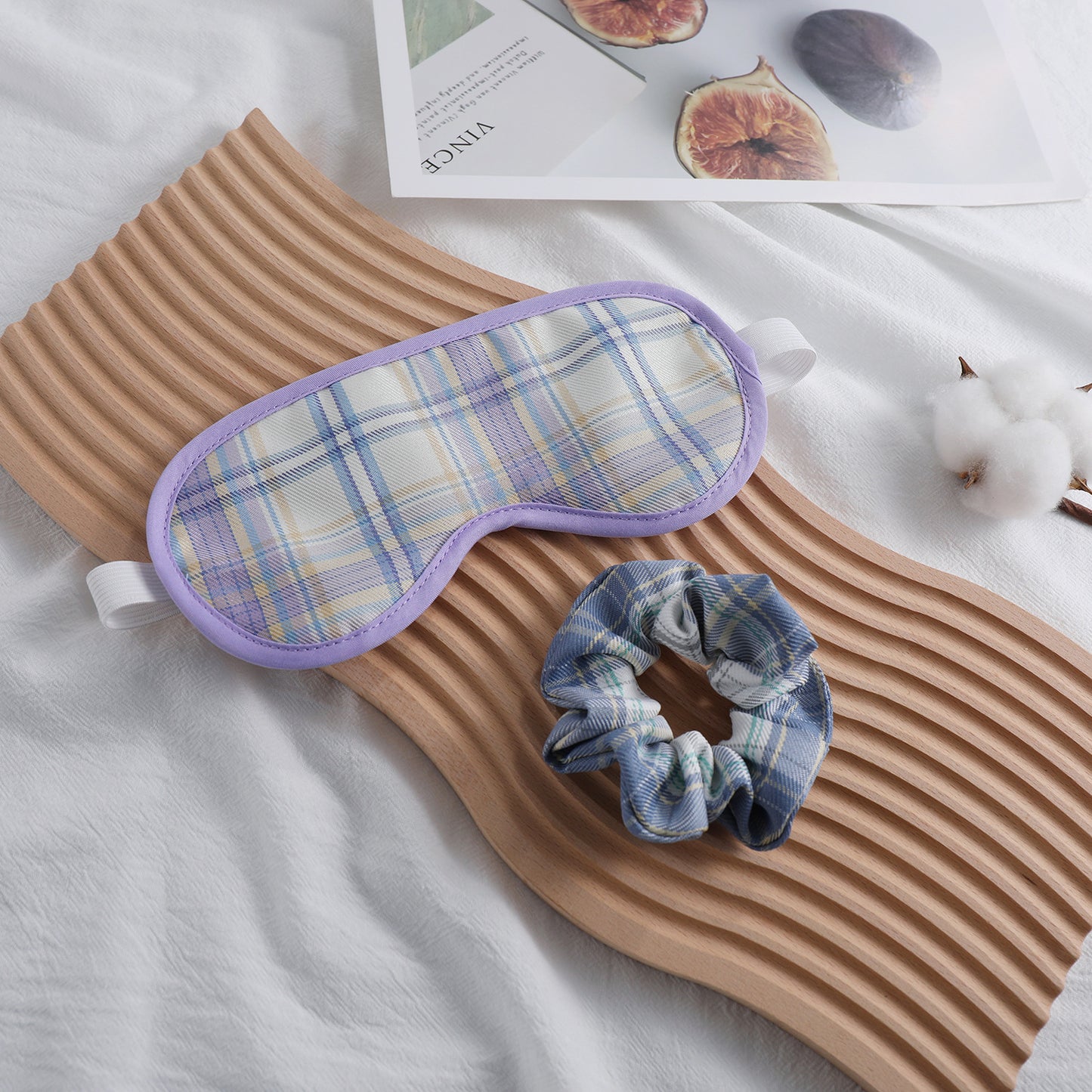 Unisex nan weich gepolsterte Schlafmaske mit verstellbarem Elastikband Brehn