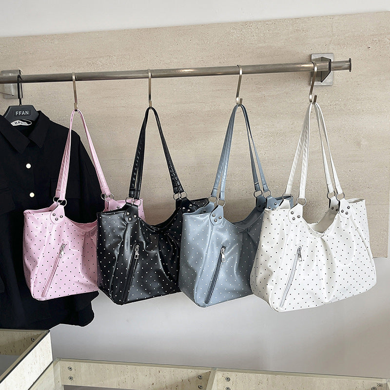 Punktmuster Handtasche