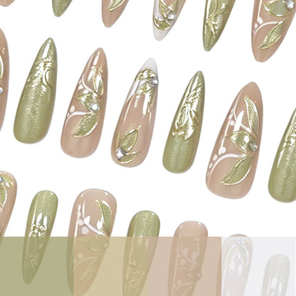 Elegante Blumen Nagelkunstverlängerungen Brehn 1789915831