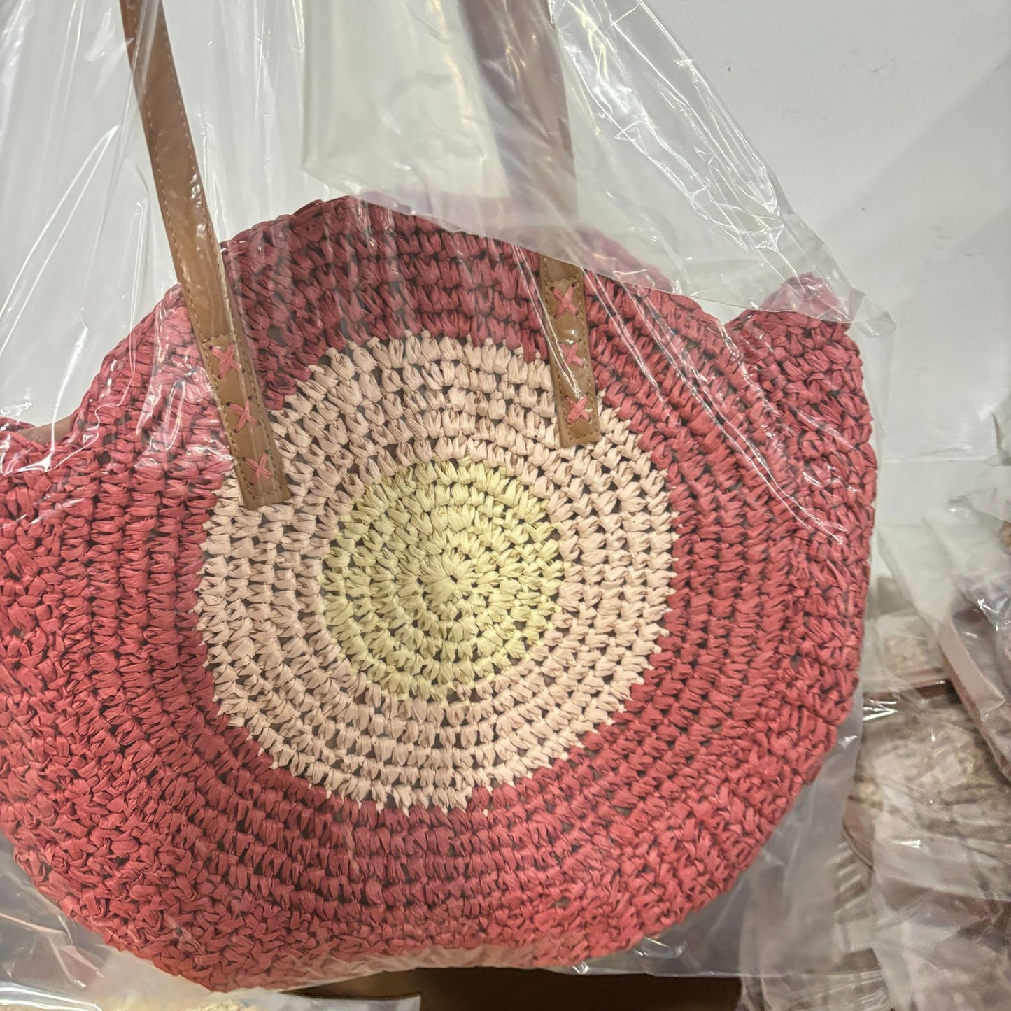 Trendige Basttasche Brehn