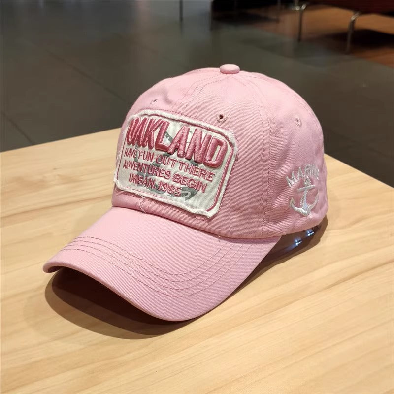 Damen Vintage-inspiriertes gesticktes Cap Brehn