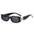 Damen Modische Sonnenbrille mit luxuriösem goldfarbenen Akzent Brehn