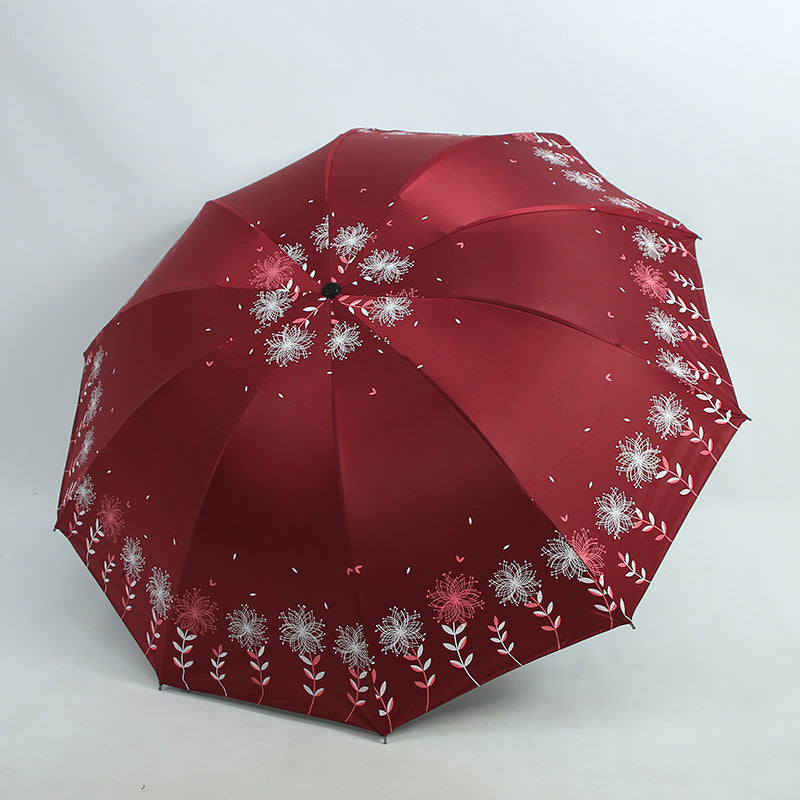 Damen Regenschirm mit floralem Design Brehn