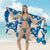 Strandtuch mit kreativen Surf-Motiven Brehn