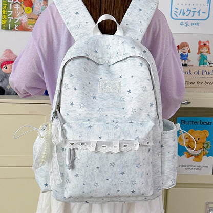 Stylischer Sternmuster-Rucksack Brehn