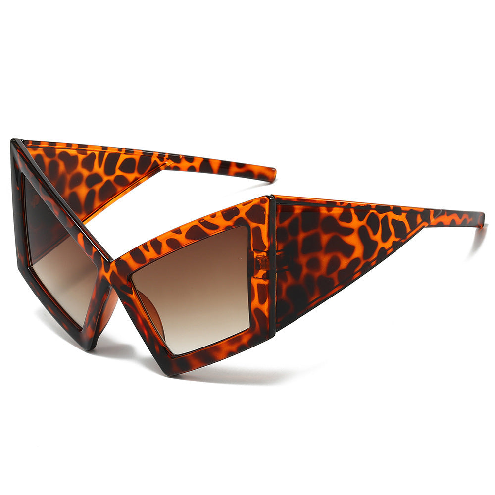 Futuristische Geometrische Schild Sonnenbrille Brehn