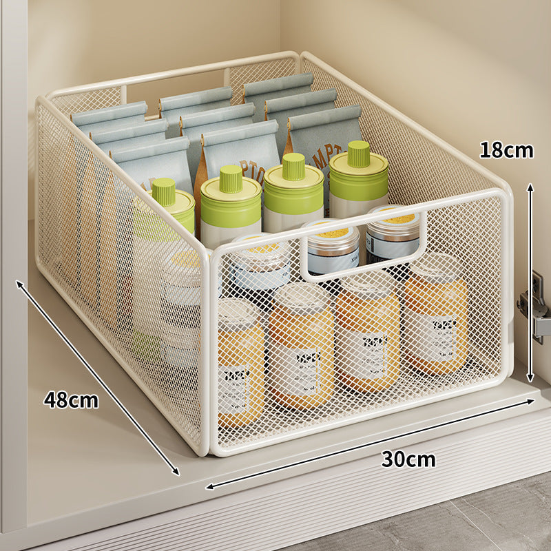 Unter-Schrank-Netz-Rollaufbewahrungskorb
