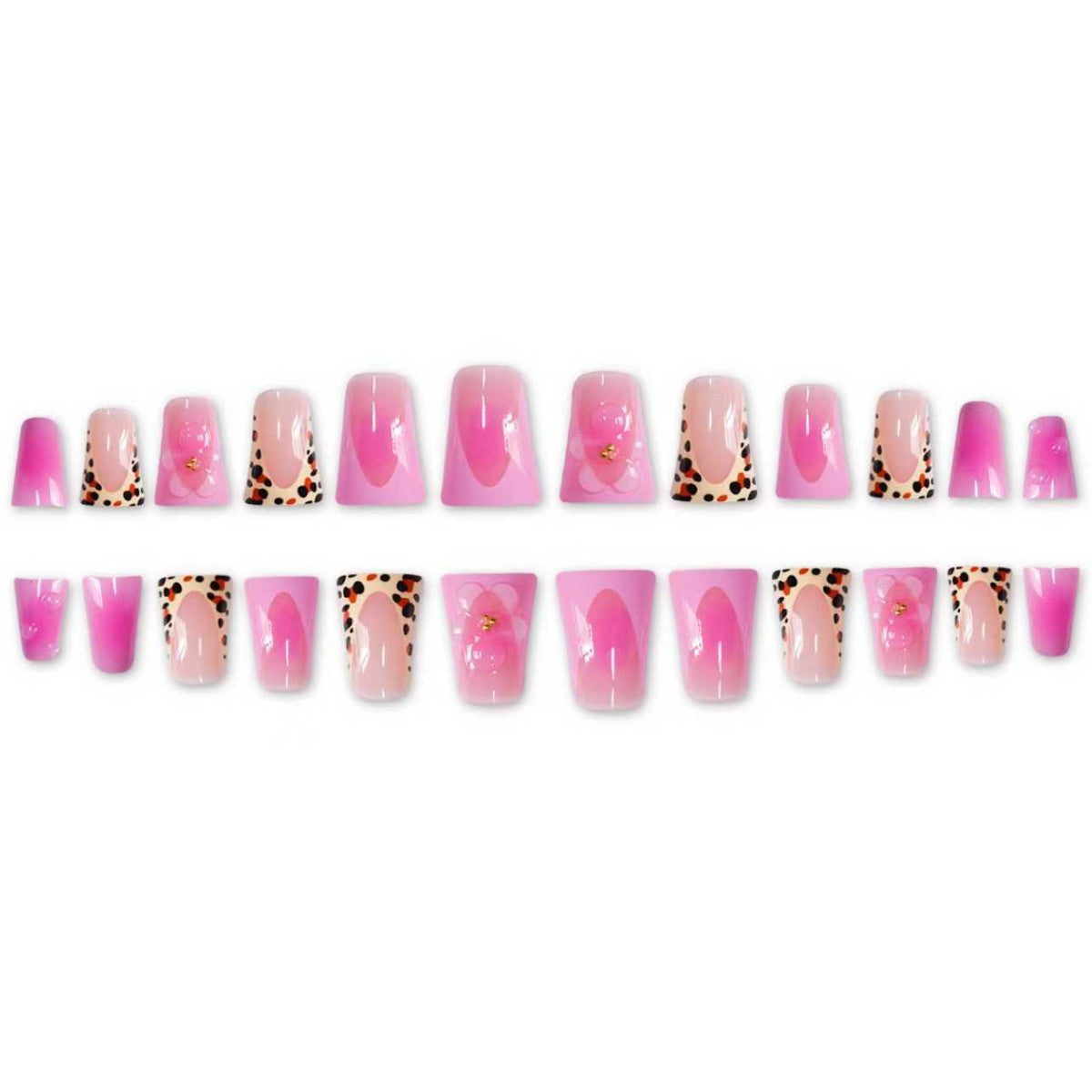 Künstlerische Floral Stiletto Nagel Kunst Extensions Brehn