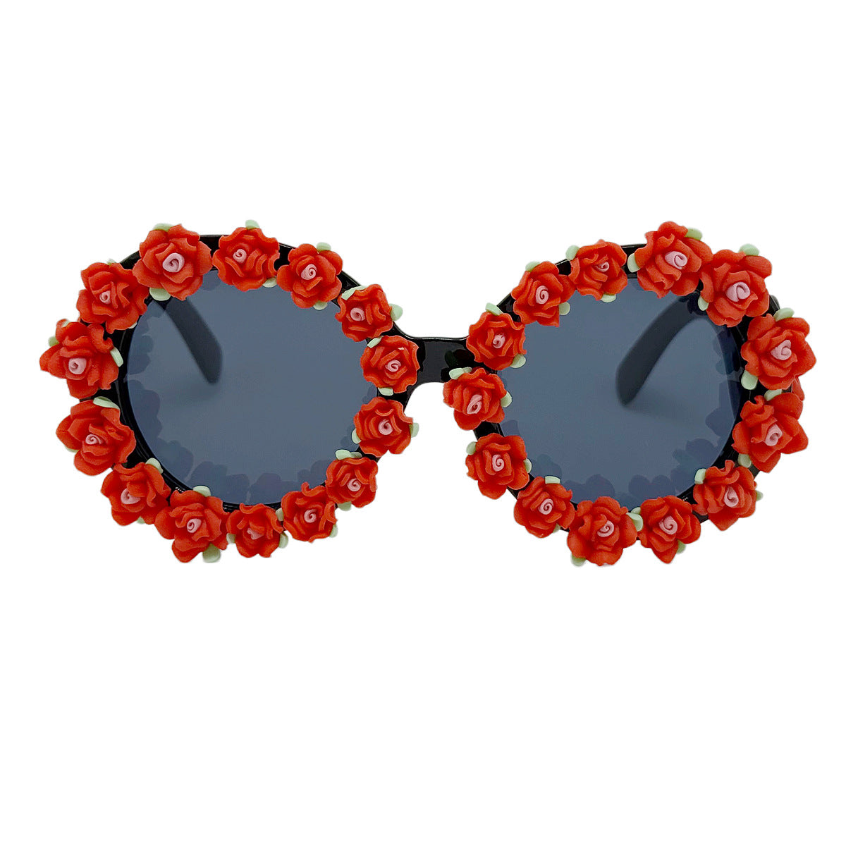 Damen Sonnenbrille mit floralem Design und einzigartigen Rahmenakzenten Brehn