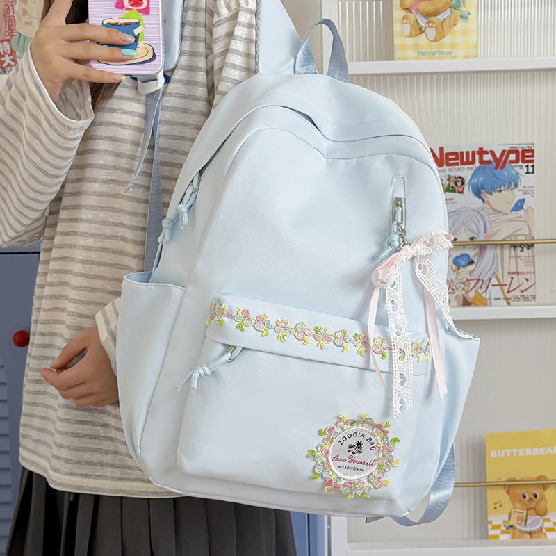 Bestickter Blumensack Brehn