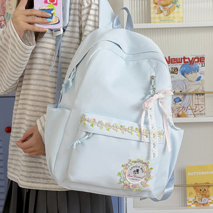 Bestickter Blumensack Brehn