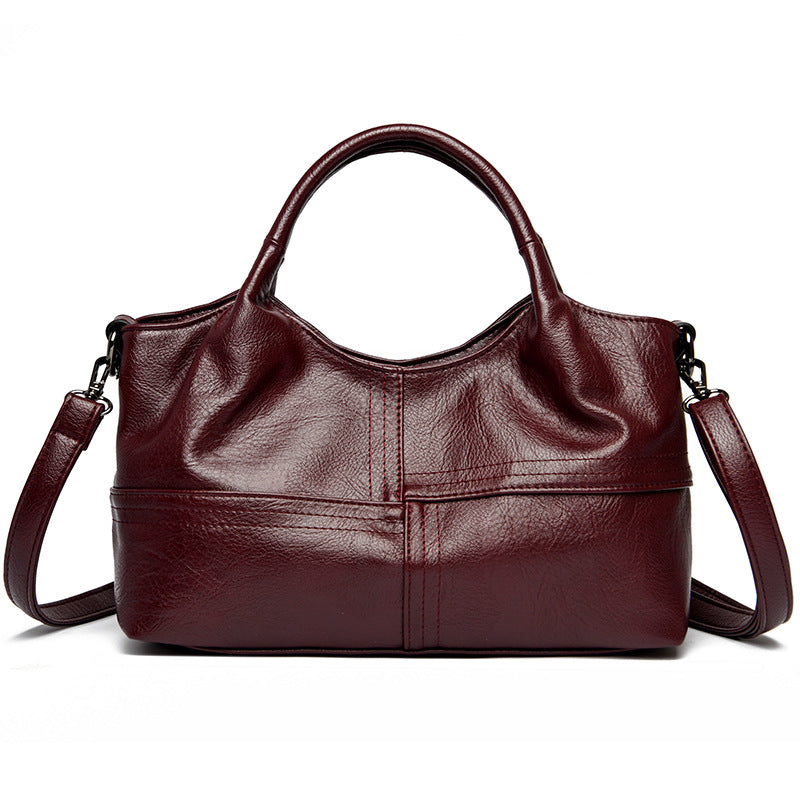 Klassische Kunstleder Handtasche Brehn