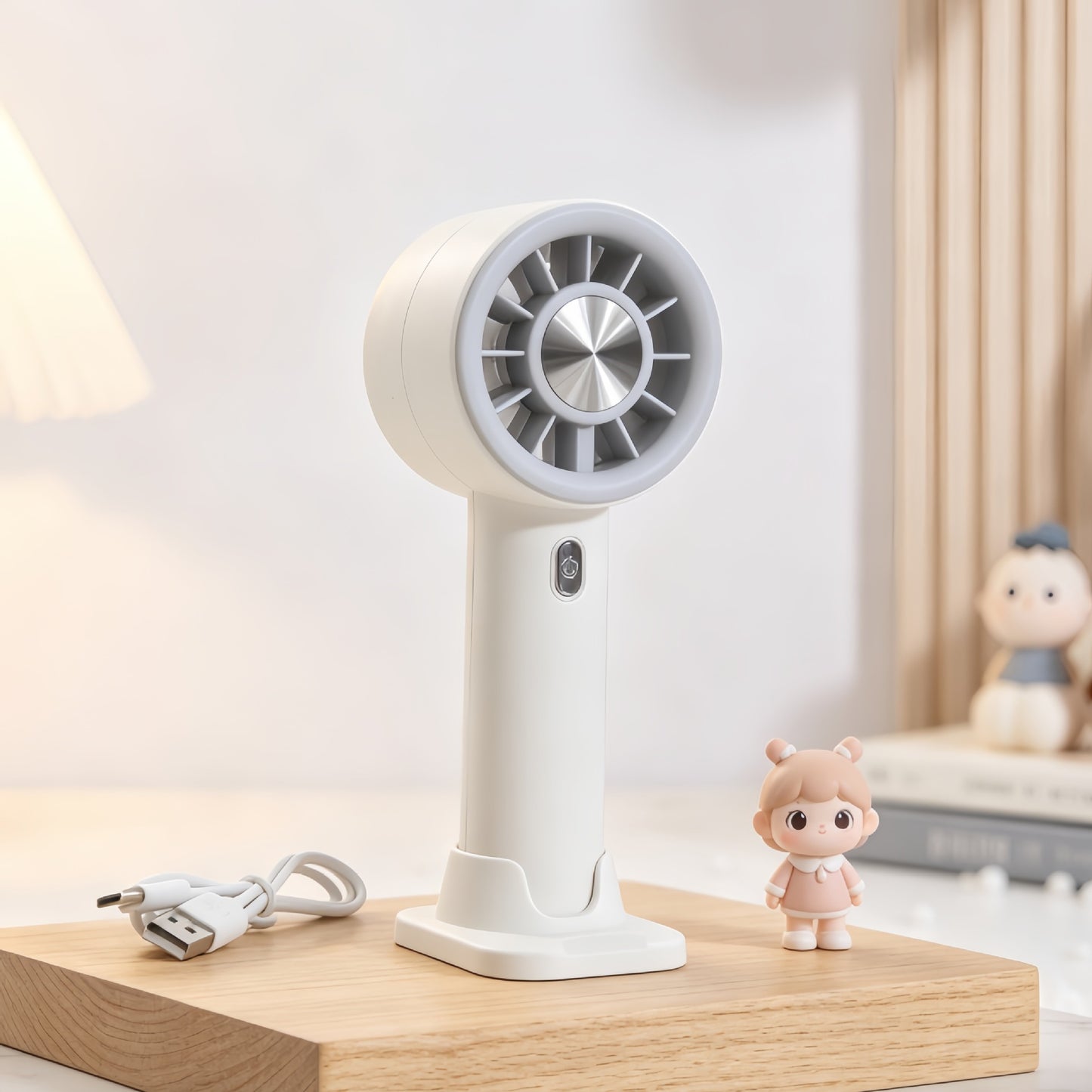 Damen Tragbarer Handventilator mit multifunktionalem Ladeanschluss Brehn