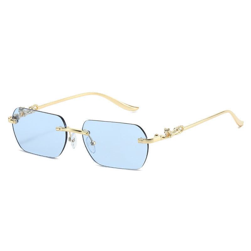 Damen elegante Halbrahmenbrille mit schmückenden Details Brehn