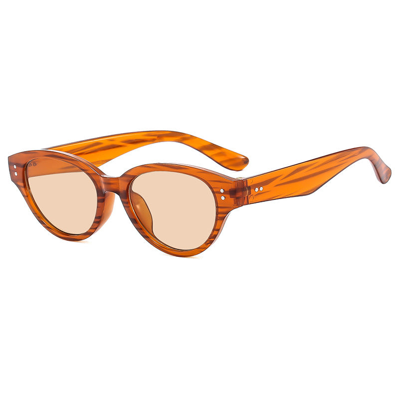 Damen Cat-Eye Sonnenbrille mit robustem Rahmen und polarisierenden Gläsern Brehn