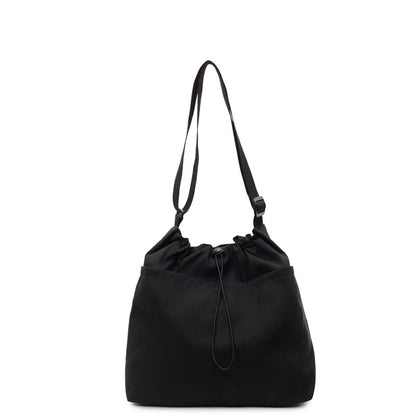 Kordelzugverschluss Utility Schultertasche