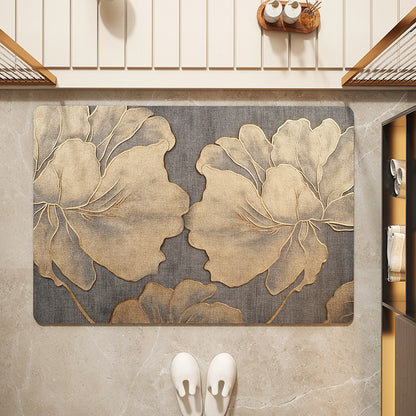 Blumenmuster Eingangsmatte