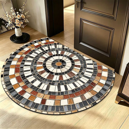 Künstlerischer Mosaikrunde Teppich