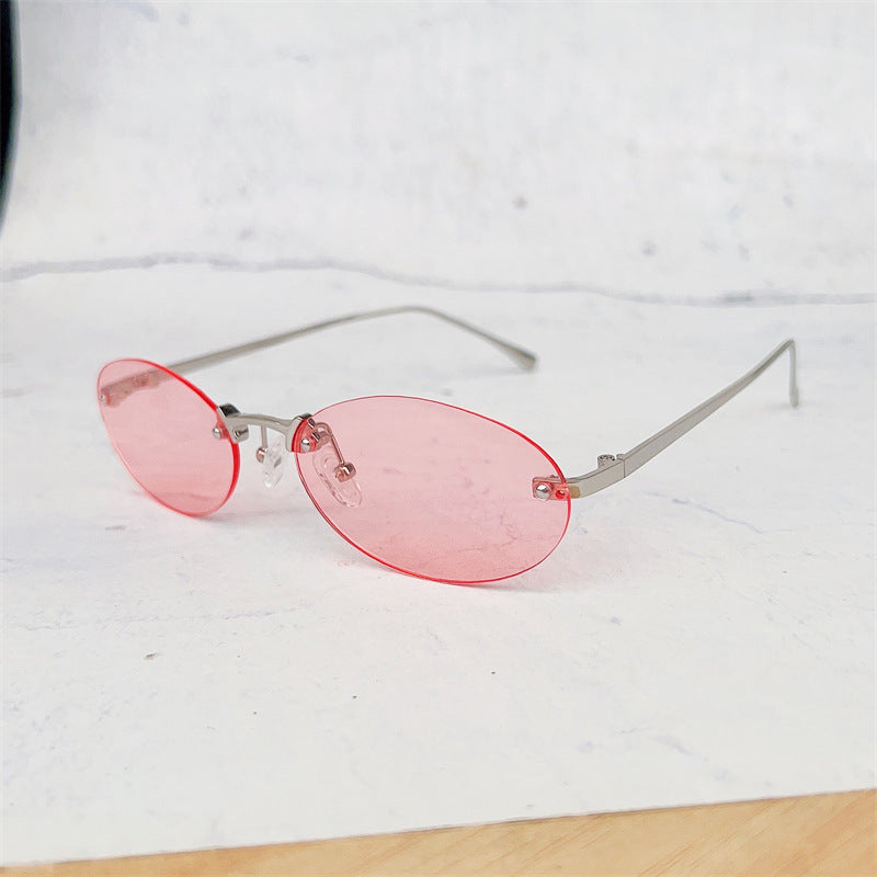 Minimalistische ovale Rahmenbrille Brehn