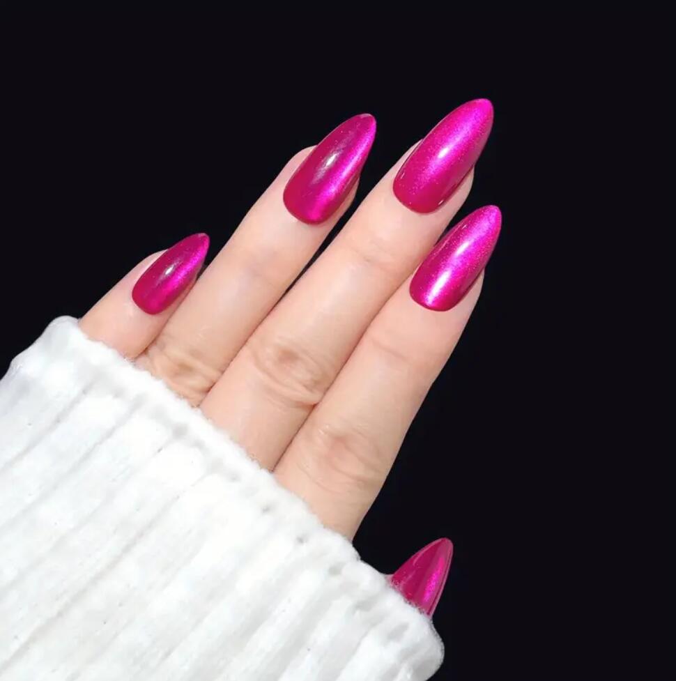 Langanhaltende glanzende Stiletto-Nagelspitzen Brehn