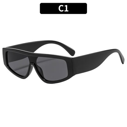 Futuristische Architektur Schild Sonnenbrille
