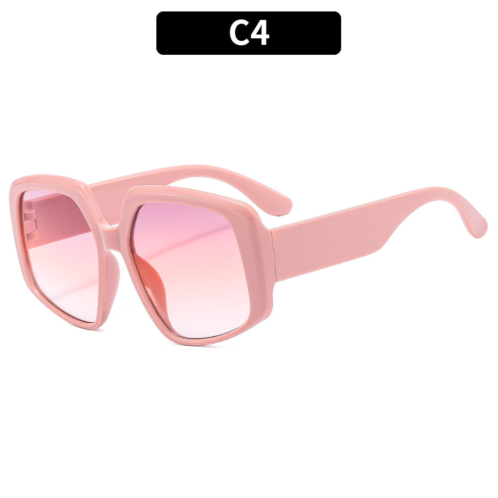 Oversized Quadrat Sonnenbrille Zeitgenössischer Stil