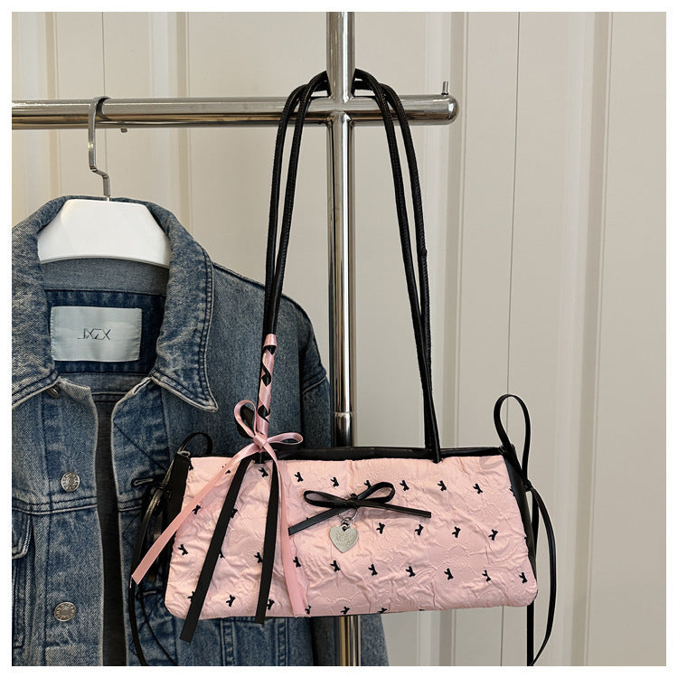 Charmante Schleife Detail Mini Handtasche Brehn