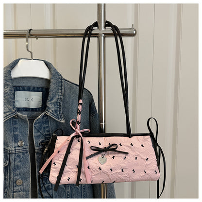 Charmante Schleife Detail Mini Handtasche Brehn
