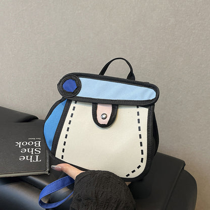 Trendiger Cartoon-Stil Mini-Rucksack Brehn