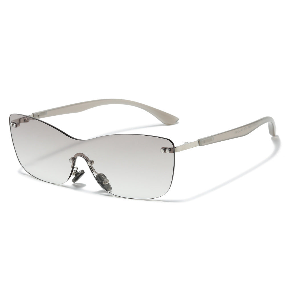 Modische Übergröße Cat-Eye Sonnenbrille Brehn