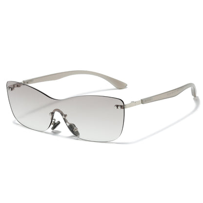 Modische Übergröße Cat-Eye Sonnenbrille Brehn