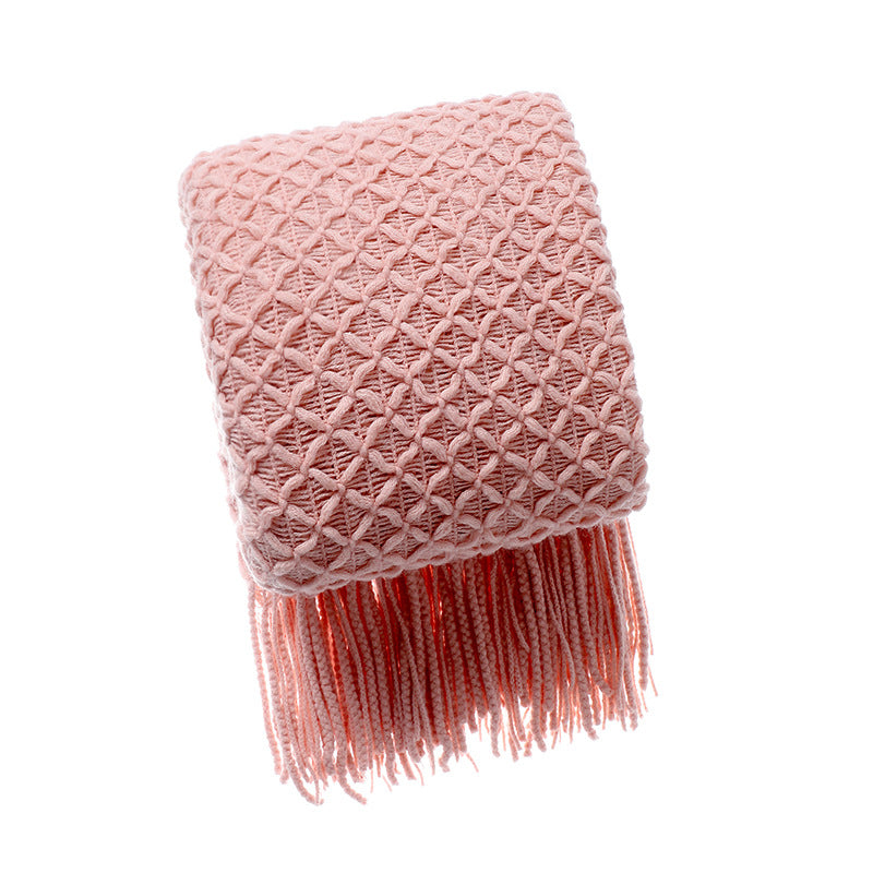 Damen elegante strukturierte Wohndecke Brehn