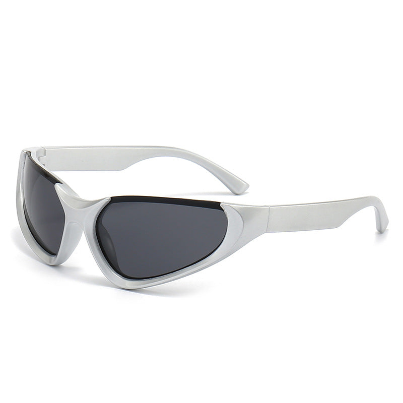 Damen sportive Sonnenbrille mit aerodynamischem Design Brehn