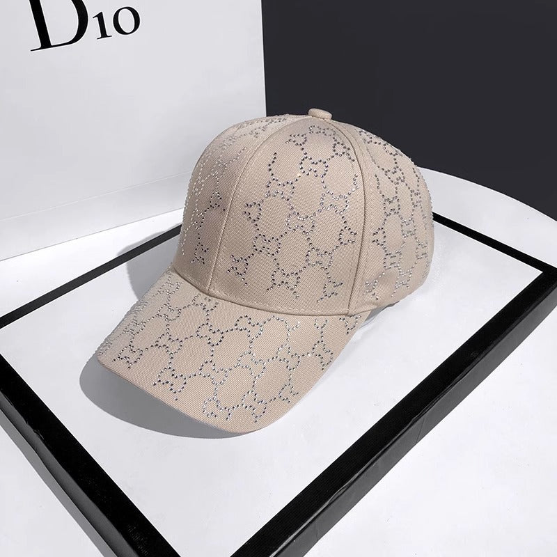 Damen Mode Laser-Cut Baseballcap Brehn