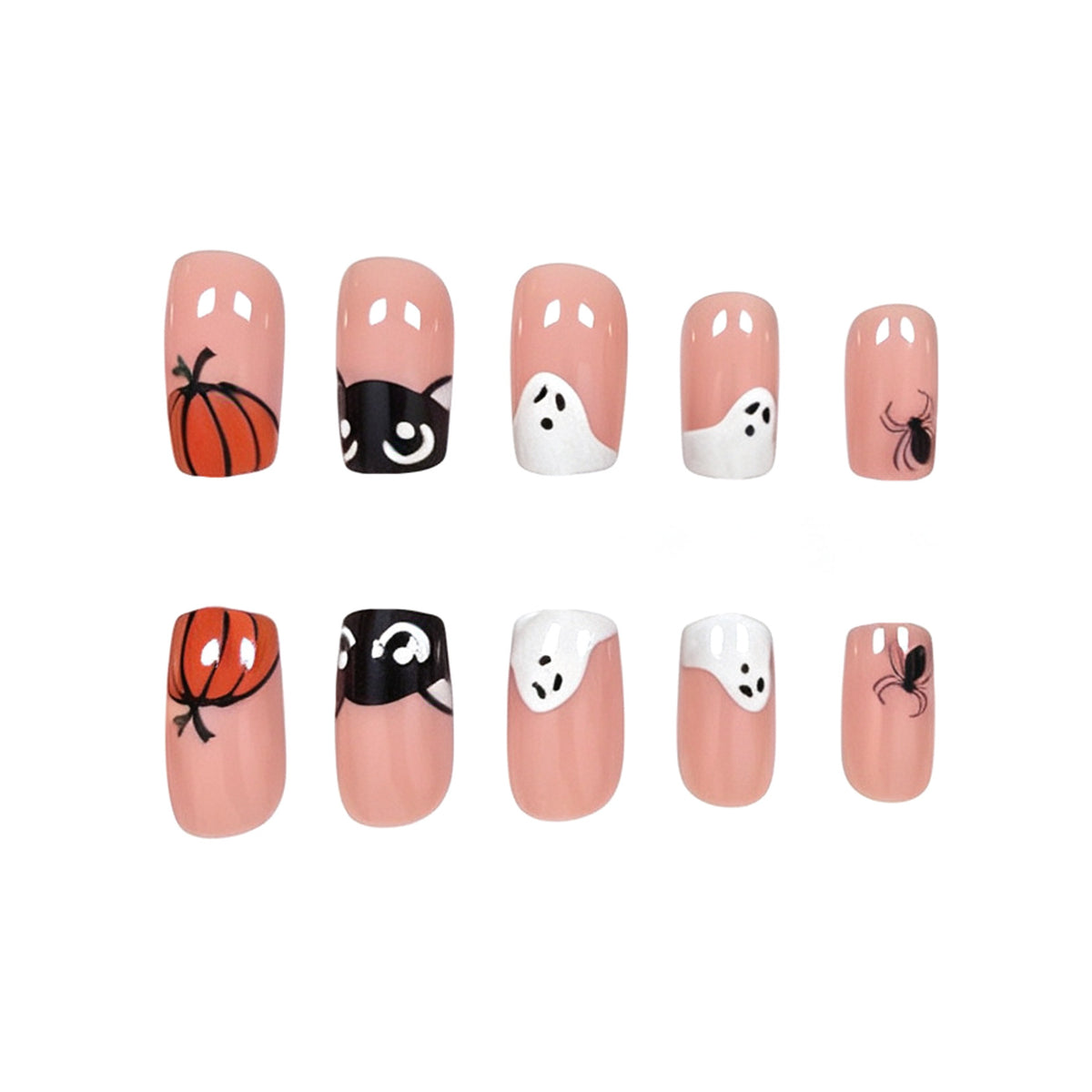 Kreative Halloween-Themen Nagelkunst-Verzierungen Brehn