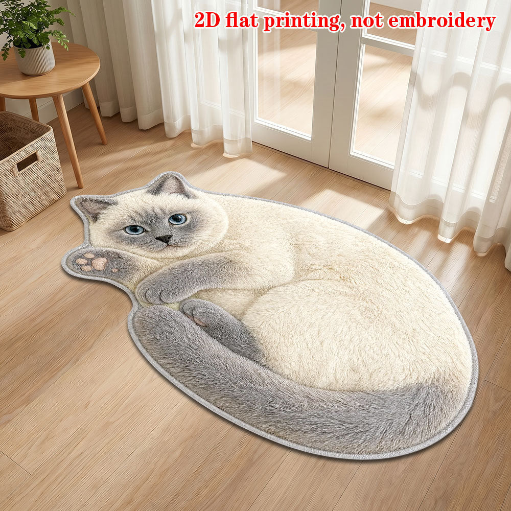 Plüsch Cartoon Katze Teppich
